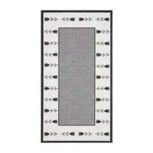 KM Home Tulpan Flatvävd Matta 80x300 cm Grå - Textil & mattor Lägg i varukorgen