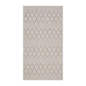 KM Home Madrid Flatvävd Matta 80x150 cm Linne - Textil & mattor risnedsättning