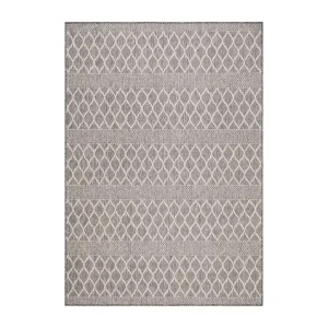 Beställ nu KM Home Madrid Flatvävd Matta 133x190 cm Linne - Textil & mattor