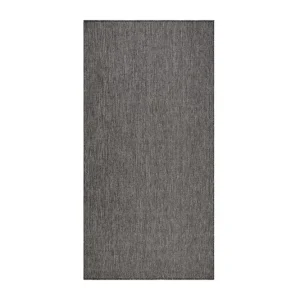 Beställ idag KM Home Madrid Flatvävd Matta 80x340 cm Antracit - Textil & mattor