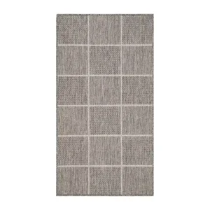 Handla nu KM Home Madrid Flatvävd Matta 80x240 cm Linne - Textil & mattor