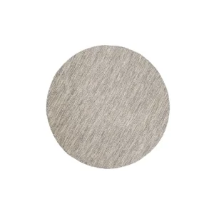 Outlet KM Home Birka Ullmatta Rund 240 cm Silver - Textil & mattor