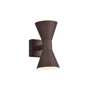 Kundfavorit Trio Lighting Ardas Vägglampa 2L GU10 rustik Rustik - Belysning