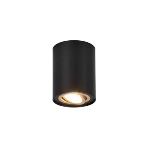 Fynd Trio Lighting Cookie utvändig spot 1L GU10 svart/ guld Svart/Guld - Belysning