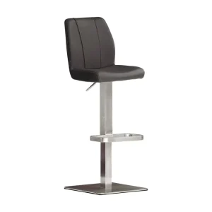 Erbjudande Scandinavian Choice Naomi Barstol Kvadrat Svart PU - Möbler