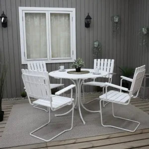 Comfort Garden Vaxholm Karmstol Utomhus Vit KWA - Utemöbler & utemiljö Nedsatt pris