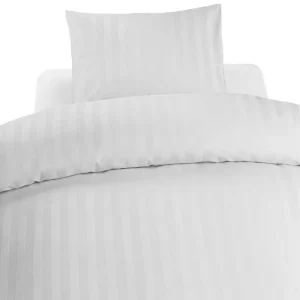 Påslakanset Enkelsäng 2-Dels Satin Vit - Textil & mattor Sänkt pris
