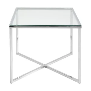 Reapris Concept 55 Roman Sidobord 50 cm Glas/Krom - Möbler