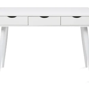 Köp online Gradina Skrivbord 110 cm med Förvaring 3 Lådor Vit - Möbler