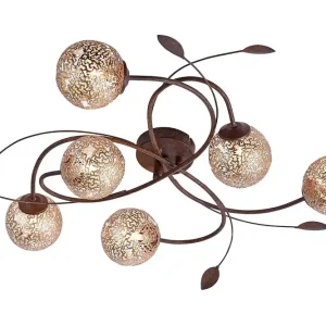 Billig Sheree Plafond Blad Orange - Belysning