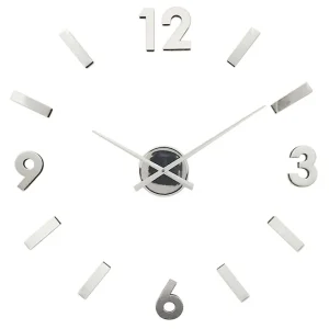 Säker betalning klocka Silver/loose numbers Art Link - Inredning