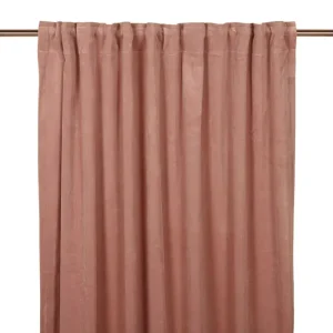 Sameta Sammetsgardin Multibandslängd 2-pack 240 cm Peach - Textil & mattor Erbjudandepris