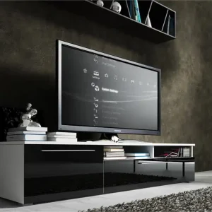 Populärt val Stockend TV-Bänk 150 cm Svart - Möbler