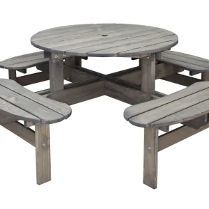 Snabb leverans Frankfurt picknikbord - brun - Utemöbler & utemiljö