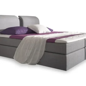 Nyhet Bedly Owen Komplett Box Bed 180x200 Grå - Möbler