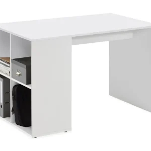 Scandinavian Choice Gent Skrivbord 117 cm med Förvaring Hyllor Vit - Möbler Reapris