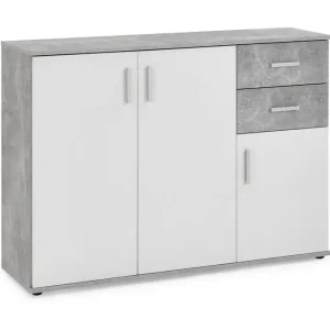 Scandinavian Choice Albi Skänk 121 cm Grå/Vit - Förvaring Outlet