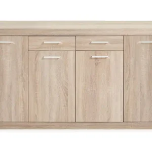 Scandinavian Choice Bristol Skänk 160 cm Låg Ljus Ek - Förvaring Fynd