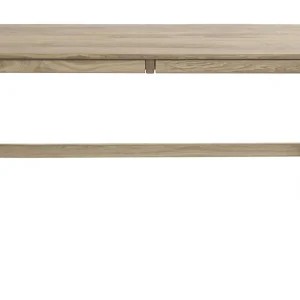 Premium Delia Skrivbord 120 cm med Förvaring 2 Lådor Massiv Ek - Möbler