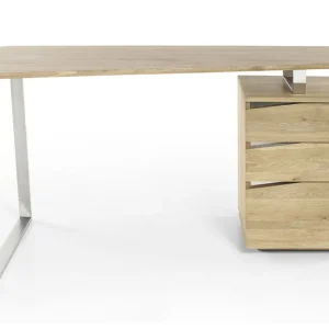 Scandinavian Choice Tori Skrivbord 150 cm med Förvaring 3 Lådor Massiv Ek - Möbler risnedsättning