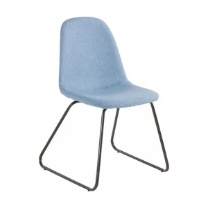 Loft24 Saira Köksstol 2-pack Blå/Metall - Möbler Lägg i varukorgen