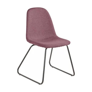 Trygg betalning Loft24 Saira Köksstol 2-pack Rosa/Metall - Möbler