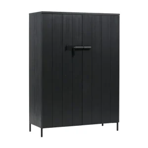 Premium WOOOD Bruut Förvaringsskåp 100 cm Svart Tall - Förvaring