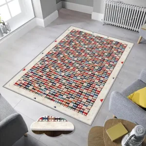 Homefesto Matta 120x180 cm Multifärgad - Textil & mattor Erbjudande