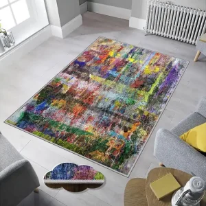 Homefesto Matta 80x150 cm Multifärgad - Textil & mattor Rabatter