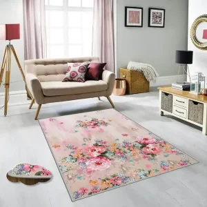 Homefesto Matta 160x230 cm Multifärgad - Textil & mattor Erbjudandepris