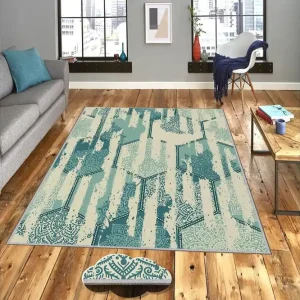 Homefesto Matta 160x230 cm Multifärgad - Textil & mattor Kampanjpris