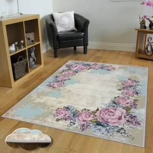 Säker betalning Homefesto Matta 100x150 cm Multifärgad - Textil & mattor
