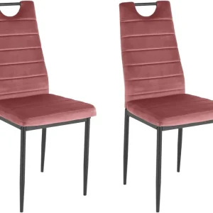 Olanta Matstol Sammet/Rosa - Möbler Begränsat antal