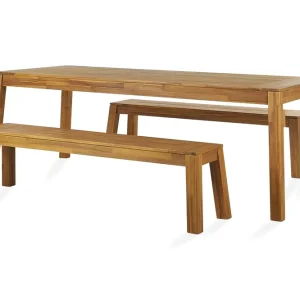 Coteto Matgrupp Utomhus 225 cm + 2 Bänkar Utomhus Akacia - Utemöbler & utemiljö Köp nu