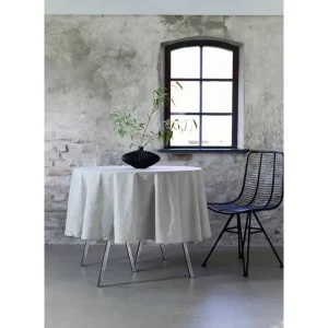 Köp online Eden Bordsduk Ø180 cm Offwhite - Inredning