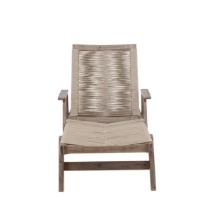 Venture Home Little John Solstol 200x72 cm Brun - Utemöbler & utemiljö Snabb frakt
