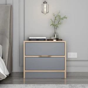 Munna Sängbord 54 cm Valnöt/Antracit - Möbler Köp online