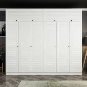 Fruitland Garderob 270 cm Vit - Förvaring Handla nu