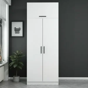 Fruitland Garderob 90 cm Vit - Förvaring Fynd
