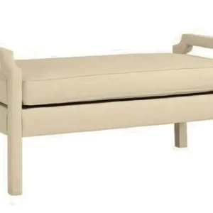 Köp online Partima Sittpuff 120 cm Cream - Möbler
