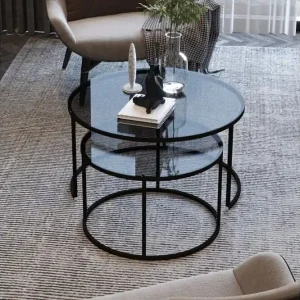 Billig Kashiwa Soffbord 60 cm Svart - Möbler