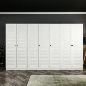 Fruitland Garderob 315 cm Vit - Förvaring Rea