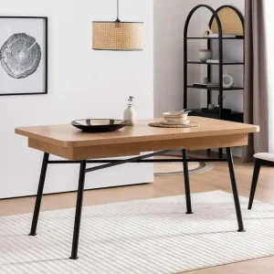 Makwana Matbord 160 cm Natural - Möbler Lågt pris