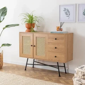 Begränsat antal Makwana Konsollbord 120 cm Natural - Förvaring