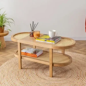 Outlet Makwana Soffbord 91 cm Natural - Möbler