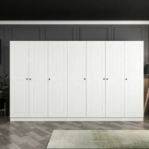 Fruitland Garderob 315 cm Vit - Förvaring Nedsatt pris