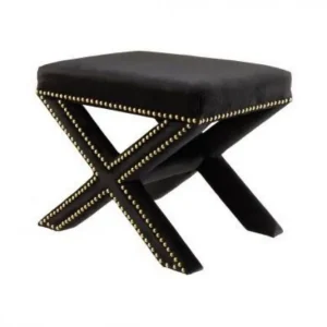 Fynd Mursida Sittpuff 60 cm Guld/Svart - Möbler