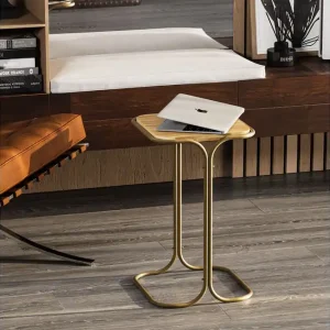 Mamta Soffbord 30 cm Guld/Natural - Möbler Handla nu