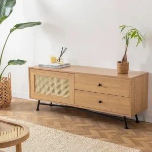 Kampanjpris Makwana Tv-bänk 140 cm Natural - Möbler