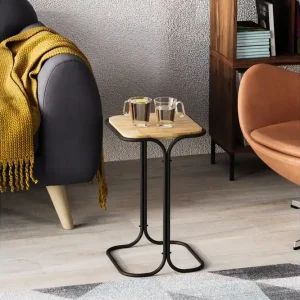 Fri frakt Mamta Soffbord 30 cm Svart/Natural - Möbler